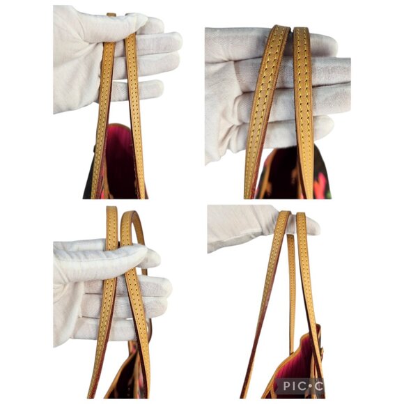 LOUIS VUITTON Stephen Sprouse Roses Monogram Neverfull MM Bag Shoulder Tote EUC - Picture 10 of 15